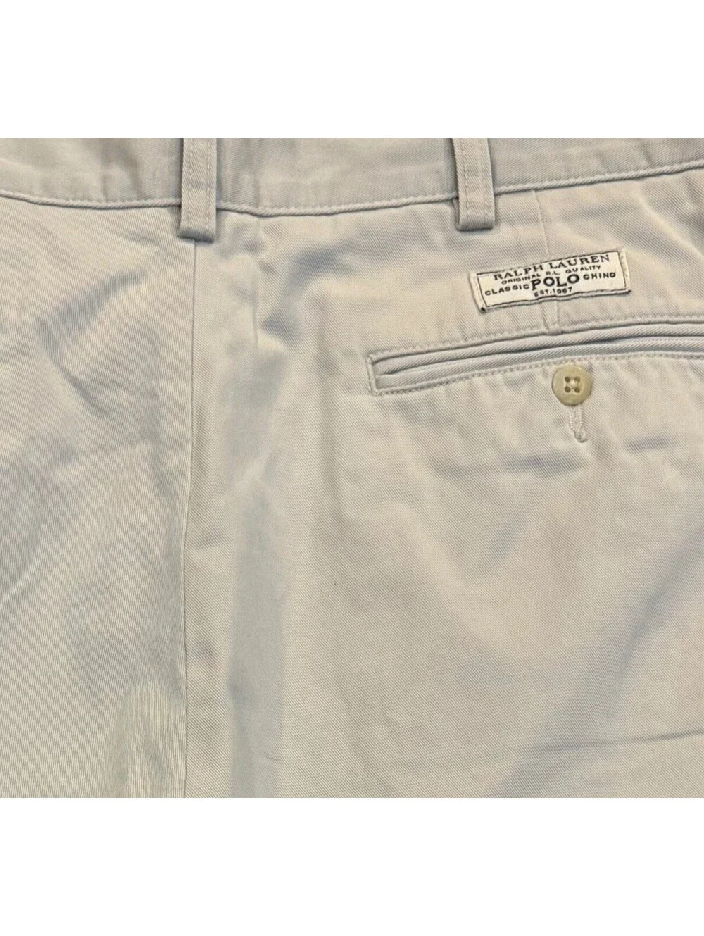 Polo Ralph Lauren Tyler Pleated Chino Shorts Men’s 35 Classic Fit Khaki